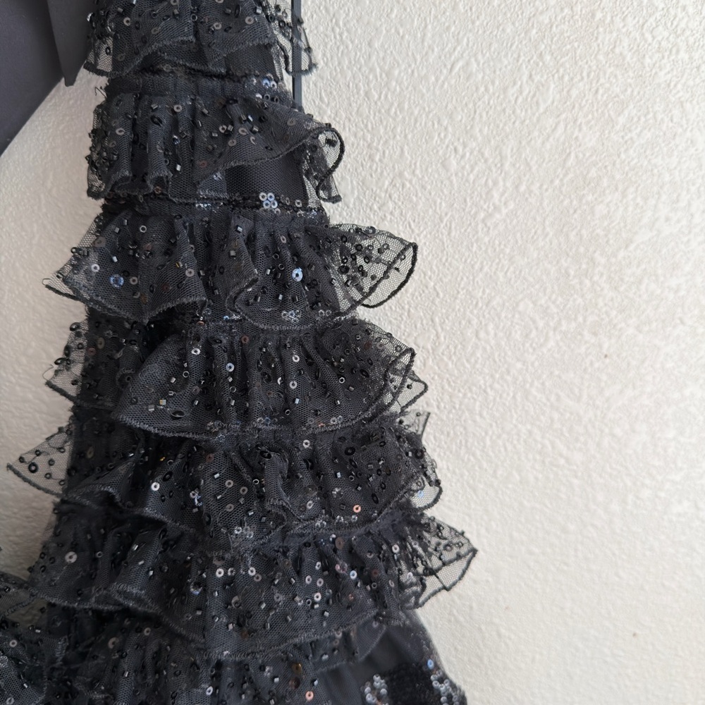 LOVESHACKFANCY Callaia Dress in Black - Picture 11 of 14
